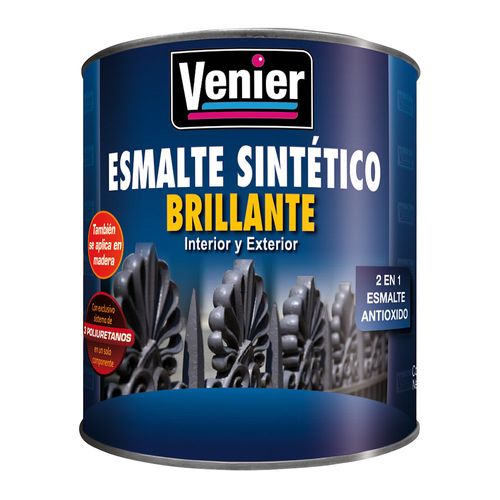 Esmalte Sintético 3P Interior/Exterior Blanco Brillante x 0.25Lt Venier