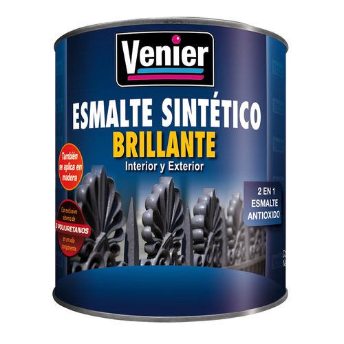 Esmalte Sintético 3P Interior/Exterior Blanco Brillante x 0.5Lt Venier