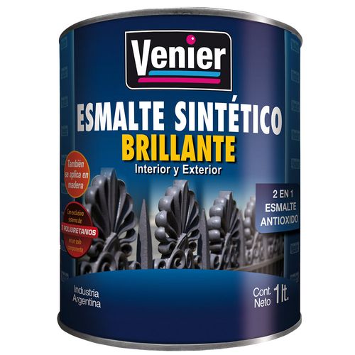 Esmalte Sintético 3P Interior/Exterior Azulejo Brillante x1Lt Venier