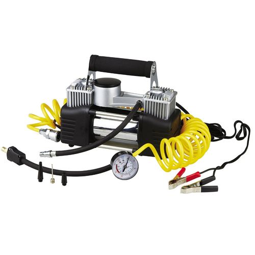 Compresor doble cilindro 12V con Bolso Dratak