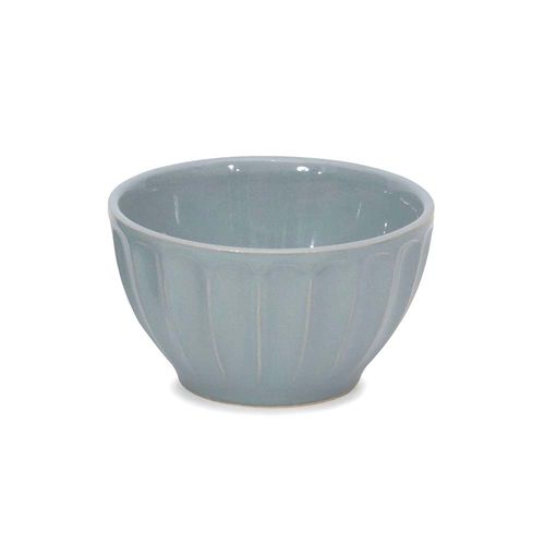 Bowl Faceteado Gris 13cm Ceramica