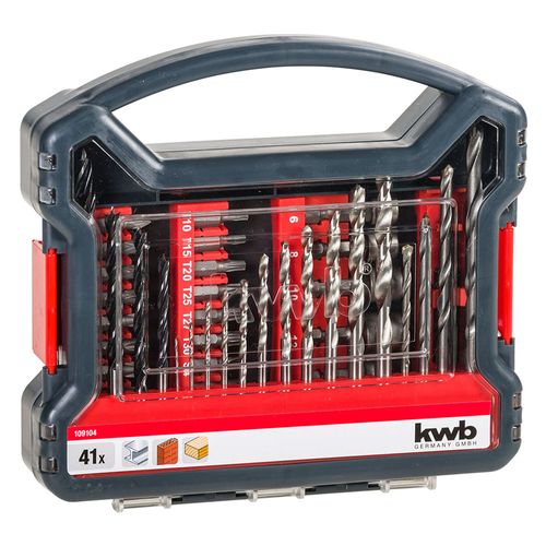 Set brocas puntas dados 41 piezas KWB. Kwb