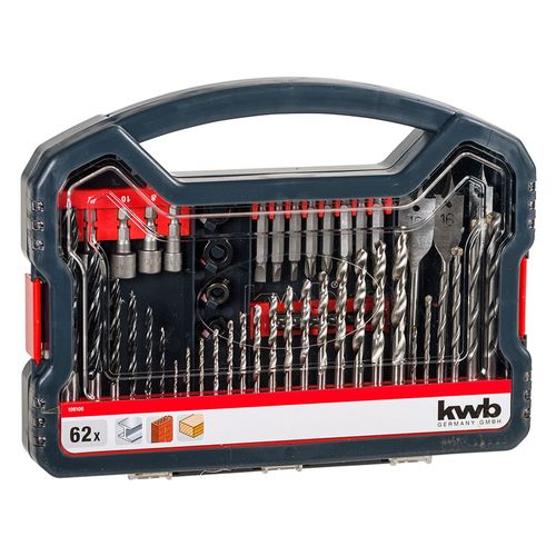 Set brocas puntas dados 62 piezas KWB. Kwb