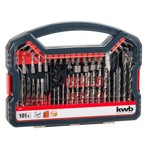 Set brocas puntas dados 101 piezas KWB. Kwb