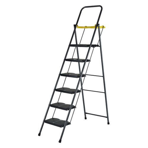 Escalera Alto 121 cm con Bandeja de Trabajo 6 Escalones Wrk Work