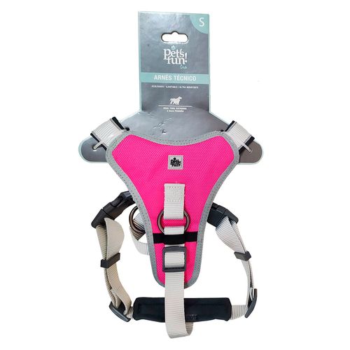 Arnes Para Perros Acolchado Pet's Fun Tecnico S Rosado