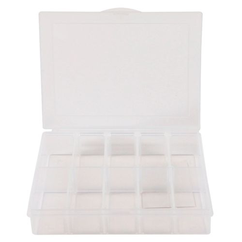 Caja organizadora Cotidiana 10 Divisiones blanco Polipropileno 3x13 cm