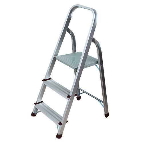 Escalera 3 Pisos Aluminio 150 Kg Cotidiana