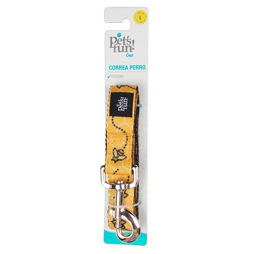 Correa Para Perros Poliester 120 Cm Abejitas Pet'S Fun