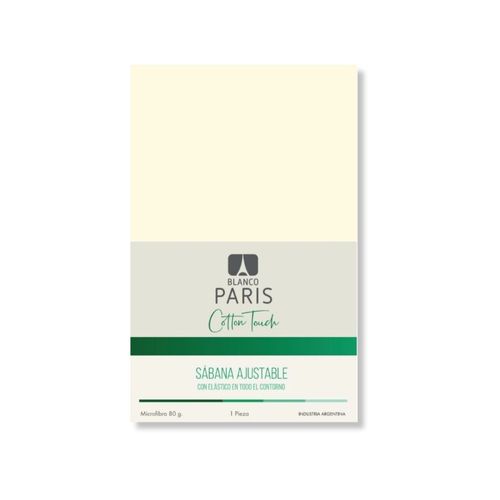 Sabana Ajustable Paris Cotton Touch 2 1/2 Plaza
