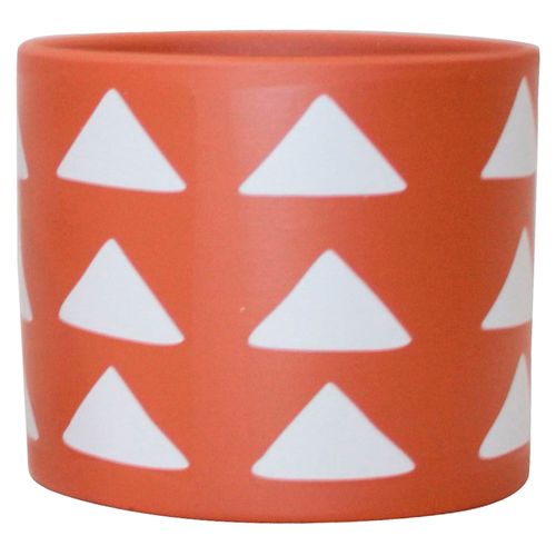 Maceta Geométrico Triángulos 14 Cm Outzen