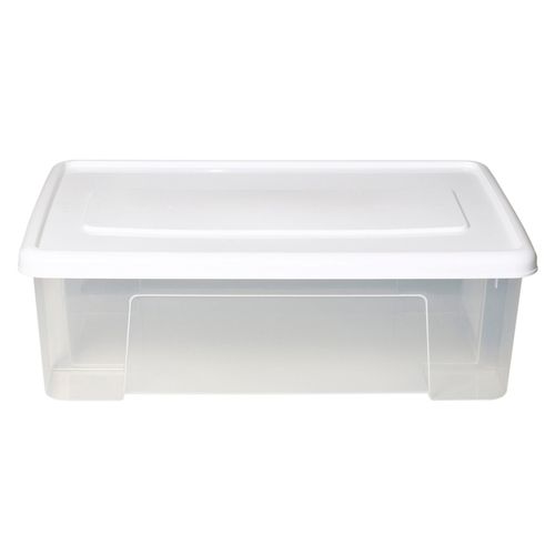 Caja organizadora blanco 30 L Cotidiana