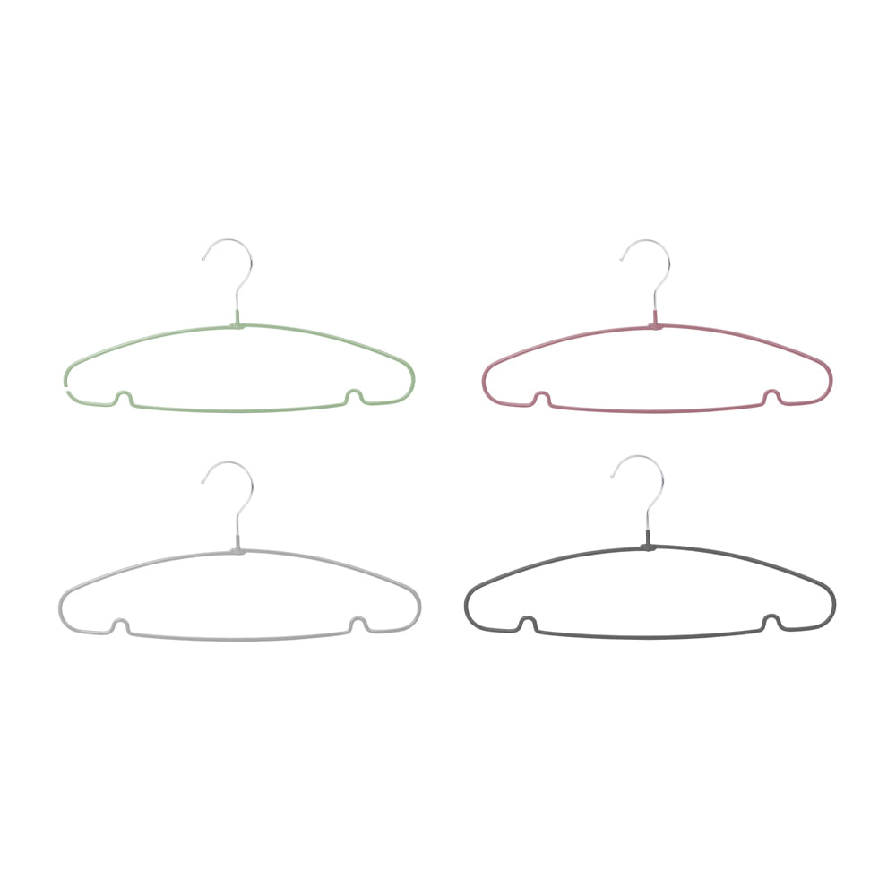 pdq pack 10 colgadores metal anti. colo