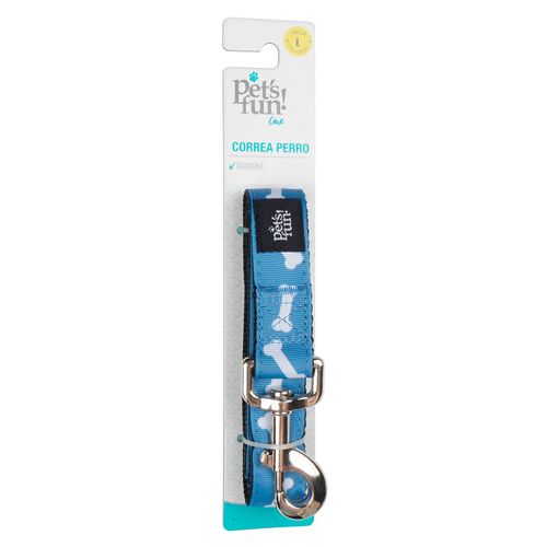 Correa Para Perros Poliester 120 Cm Huesitos. Pet'S Fun