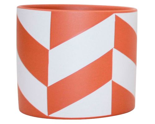 Maceta Geométrico Rectángulos 12X14 Cm Outzen