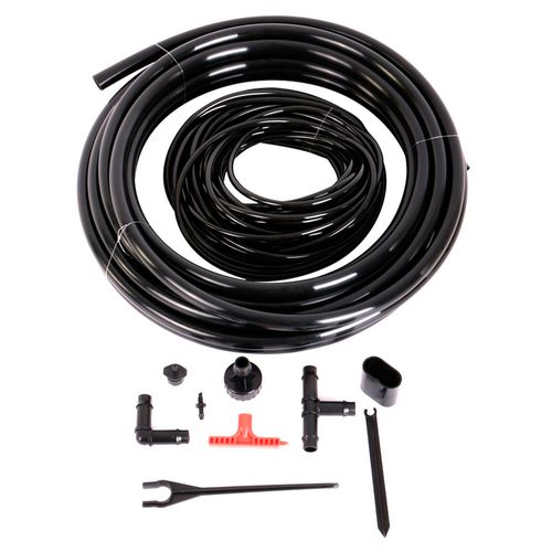 Kit de Riego 10 m 1/2"+15 m 1/4" Flustem