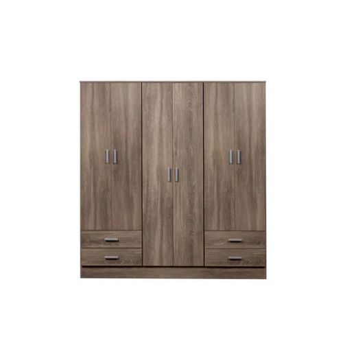 Placard 6 Puertas 169x47x182Cm Moccha Ricchezze