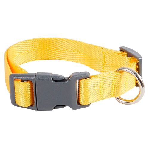 Collar Para Perro Pet's Fun Poliester Talla L Amarillo