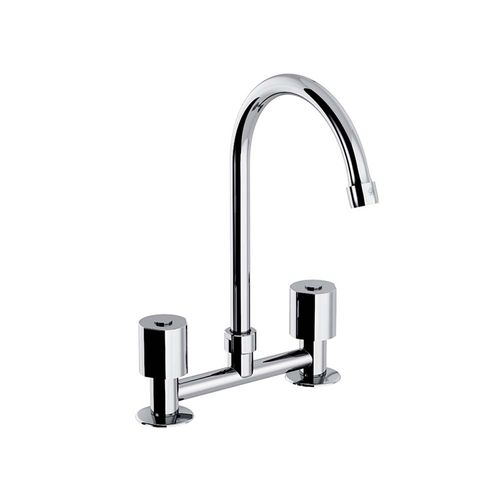 Juego Para Mesada de Cocina 2 Agujeros Obera 414/G5 FV