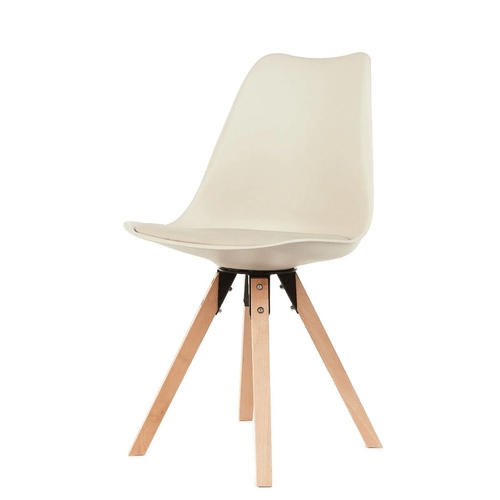 Silla Tulip Pata Central 40X48X82 Cm Gris Garden Life