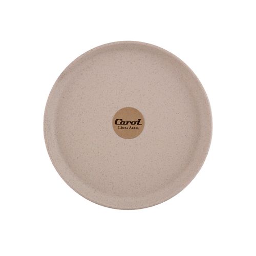 Plato Beige Areia 21 Cm Carol