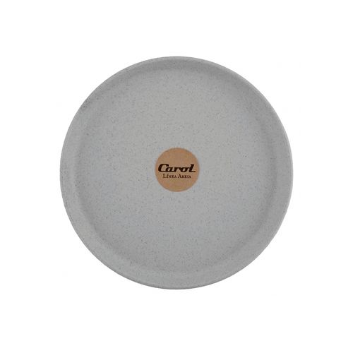 plato 21 cm gris carol areia