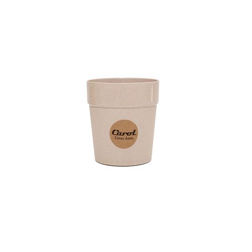 vaso 420 ml beige carol areia