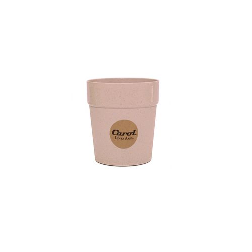 vaso 420 ml damasco carol areia