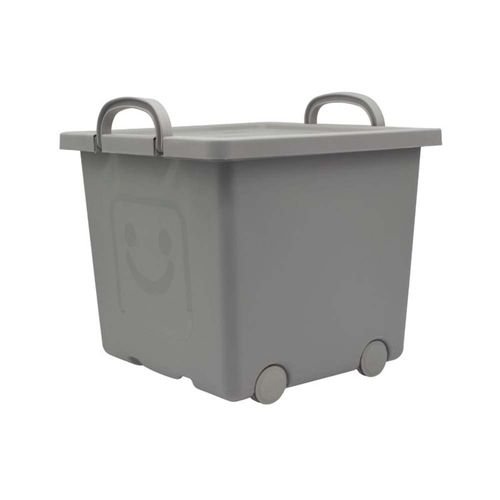 Caja Organizadora Con Tapa Y Ruedas 25 L Kuma Home