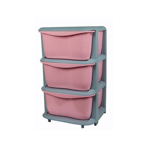 Gabetero Organizador 3 Cajones 36X37X32 Cm Kuma Home