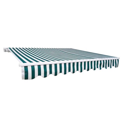 Toldo Grueso Verde y Blanco 2.7X2.4 M Baldara