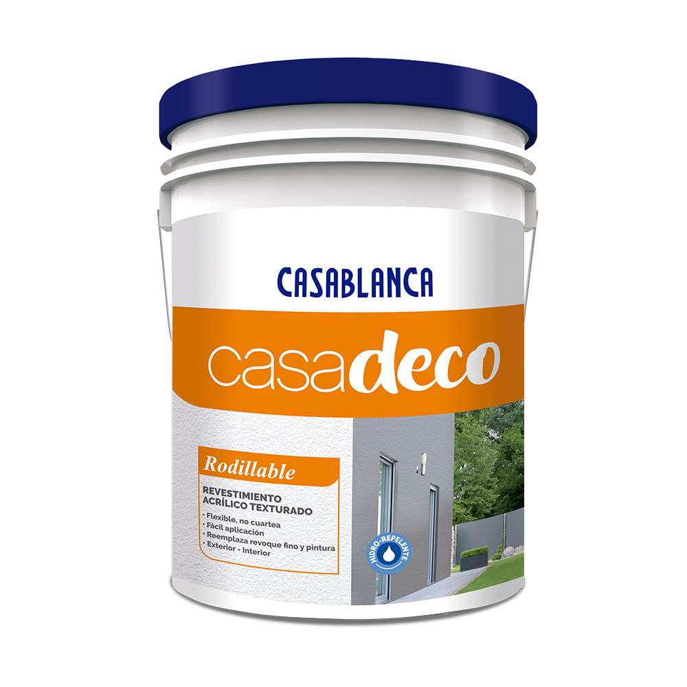 Revestimiento Texturado Plata Rodillable 25 Kg Casadeco Casablanca