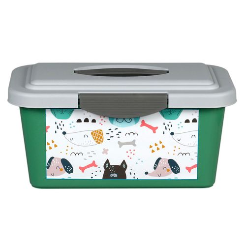 caja plastica kids 6lt perros