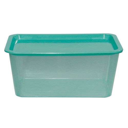 caja plastica promocional 6lt pistacho