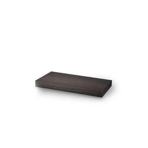 Estante Flotante 40 X 25 Cm Wengue Sc Metalúrgica