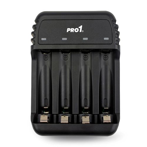 Cargador Pilas 4 Canales AA / AAA Pro 1