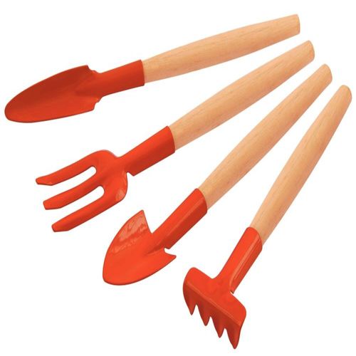 set de 4 herramientas para macetas