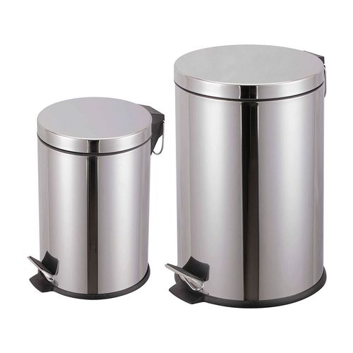 Pack Basurero Pedal Metalico 11,2 L+ 2,8 L Cotidiana