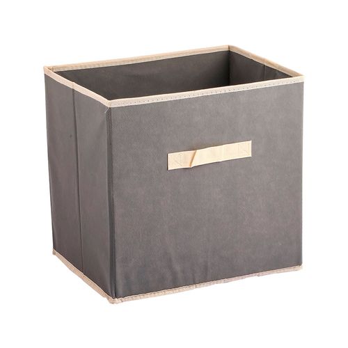 Caja Organizadora Plegable Gris Tela Cotidiana