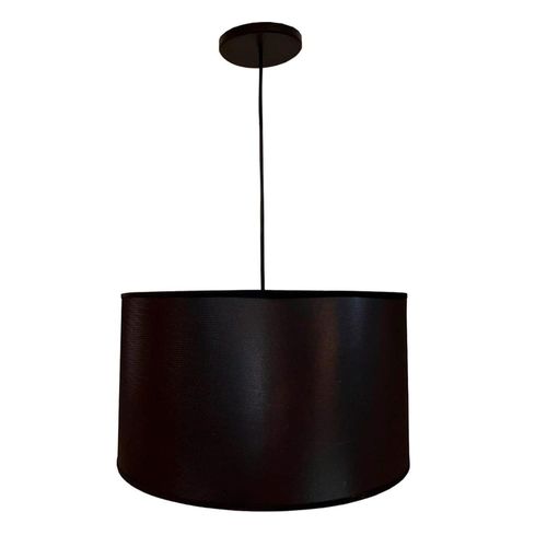colgante circular 35x35x20 pvc negro