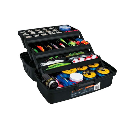Caja Para Pesca Deslizante 16 Piezas Lusqtoff Truper