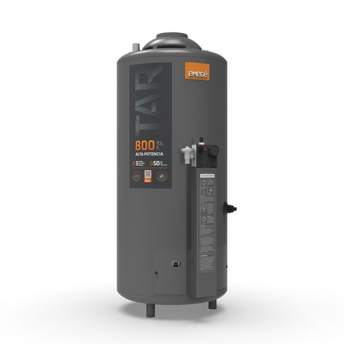 Termotanque a Gas 80 Lts 21000 Kcal/H Gris TAR800 Emege