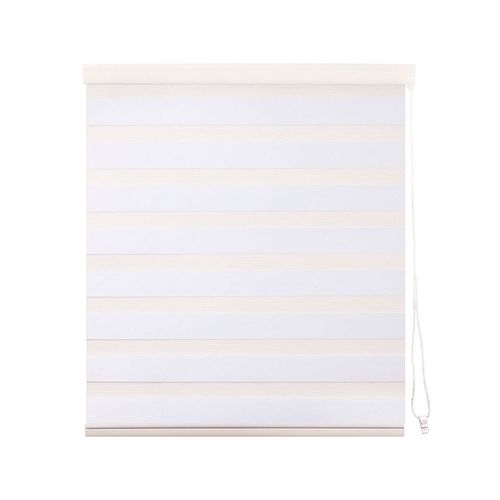 Cortina roller Zebra blanco 100x165 cm Cotidiana