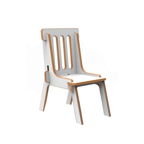 Silla Infantil Encastrable 48.5X38X60 Cm Blanco Decor