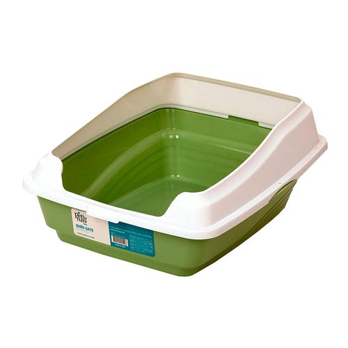 Sanitario Para Gatos Pet's Fun Verde 18.5x47.5x38.5 Cm