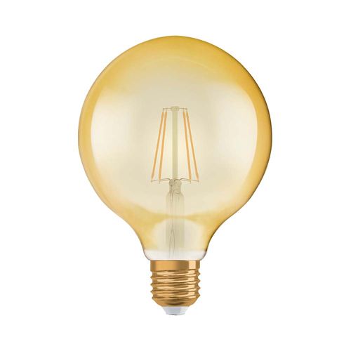 Lámpara Led Filamento Globe Ámbar 7.5W Calor E27 Ledvance
