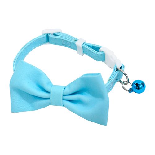 Collar Para Gatos Pet's Fun Corbatin Celeste