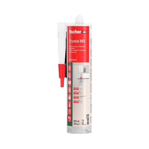 sellador adhesivo ms ultra cristal 290ml