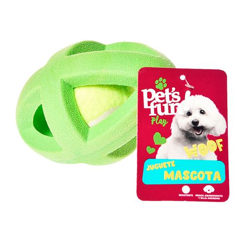 Juguete Para Mascotas Pet's Fun Pelota Tenis