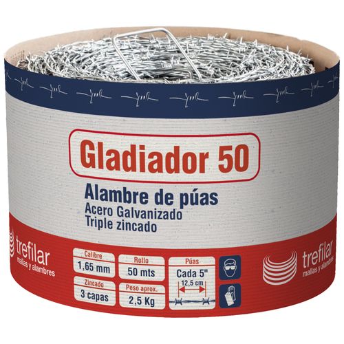 Alambre De Puas X 50 Mts